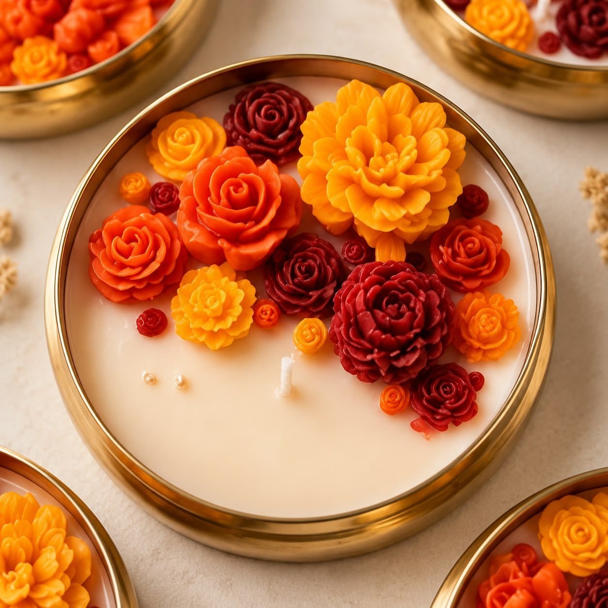 Aayat Flower Garden Candle